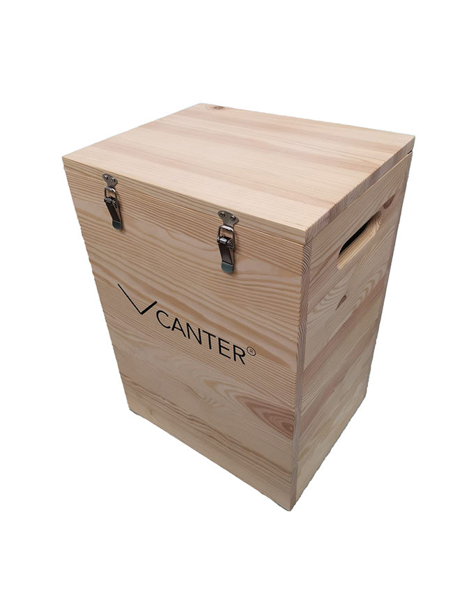 Holzkiste - VCANTER - 3 Liter